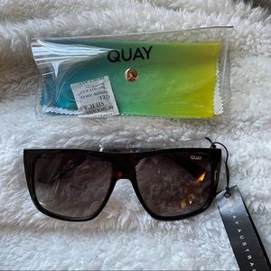 NWT quay australia incognito sunglasses in tort